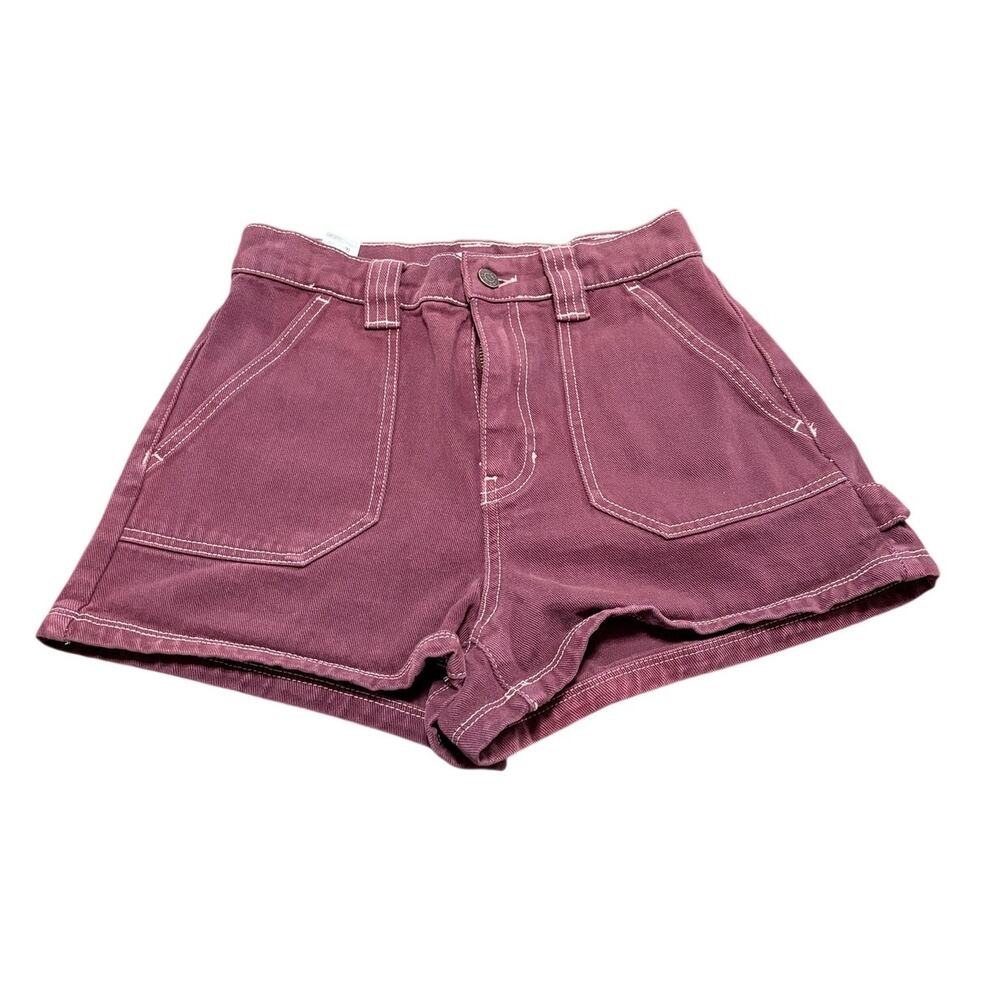 PaSun High-Waisted Carpenter Denim Shorts  Women's  26